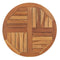 Table Top Solid Teak Wood Round