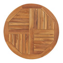 Table Top Solid Teak Wood Round