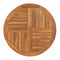 Table Top Solid Teak Wood Round