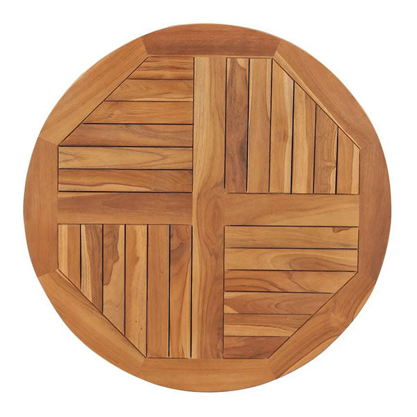 Table Top Solid Teak Wood Round