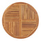 Table Top Solid Teak Wood Round
