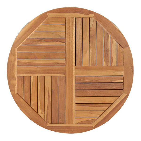 Table Top Solid Teak Wood Round