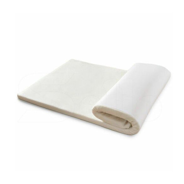 Dreamz 7Cm Memory Foam Bed Mattress Topper Polyester Underlay Cover