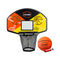 Trampoline Led Basketball Hoop Set With Light Up Ball