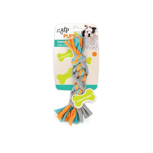 Puppy Chew Rope Toy Knotted Braided Rag Cotton Dog Teething Play Toys