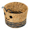 Bumble Bee Toy Basket Natural And Black 40X40X27Cm