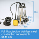1500w Submersible Dirty Water Pump