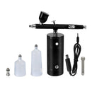 Airbrush Kit Compressor Cordless Dual Action Usb Portable