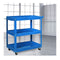 Tool Cart Trolley 3 Tier Toolbox Workshop Garage Storage Steel 150Kg