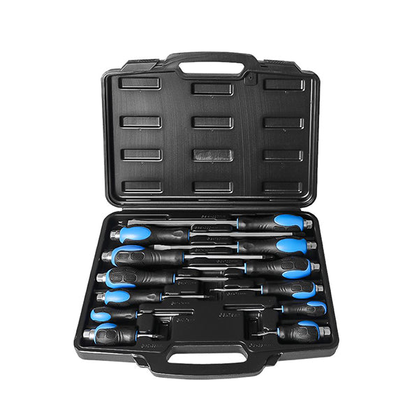 Screwdriver Set 12Pcs Magnetic Tip Hex End Automotive Workshop Tool