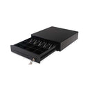 Soga Black Cash Drawer Electronic 4 Bills 8 Coins Cheque Tray Pos 350