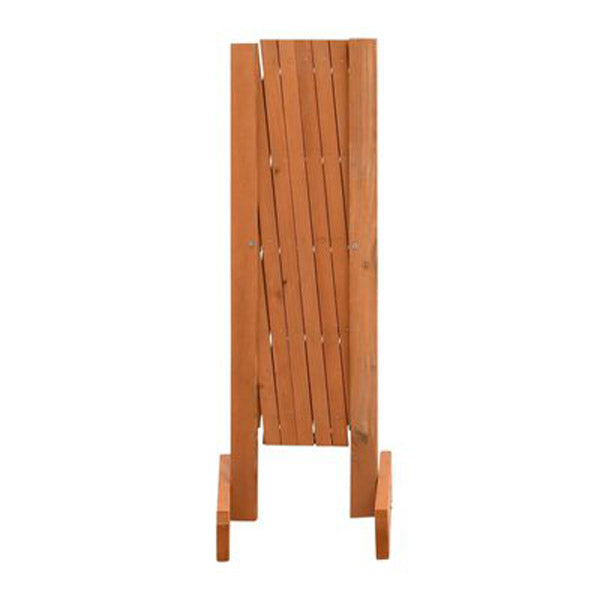 Garden Trellis Fence Orange 120X60 Cm Solid Firwood