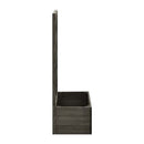 Garden Trellis Planter Grey 50X25X90 Cm Solid Firwood
