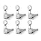 6Pc Tuning Pegs Machine Heads For Electric Guitars Chrome