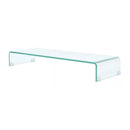 Tv Stand Monitor Riser Glass 90X30X13 Cm