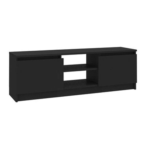 Tv Cabinet 120X30 Cm Chipboard Black