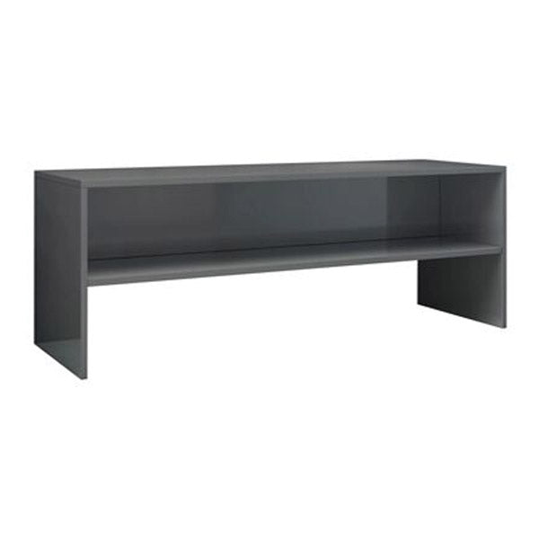Tv Cabinet High Gloss Grey 120X40X40 Cm Chipboard