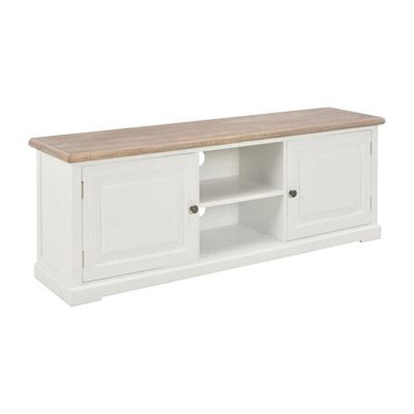 Tv Cabinet White 120X30X40 Cm Wood And Mdf