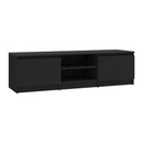 Tv Cabinet Black 140X40 Cm Chipboard