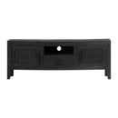 Tv Cabinet Black 118X30X40 Cm Solid Mango Wood