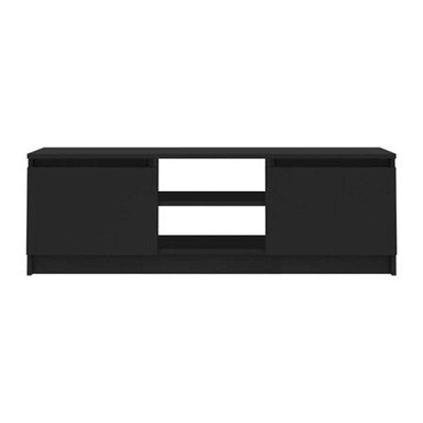 Tv Cabinet 120X30 Cm Chipboard Black