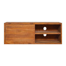 Wall Mounted Tv Cabinet 90X30X30 Cm Solid Teak Wood