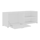 Tv Cabinet 120X34X37 Cm Chipboard White