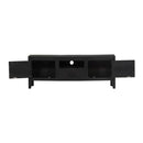 Tv Cabinet Black 118X30X40 Cm Solid Mango Wood