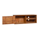 Wall Mounted Tv Cabinet 90X30X30 Cm Solid Teak Wood