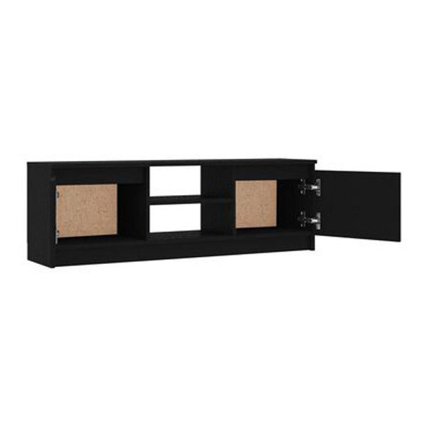 Tv Cabinet 120X30 Cm Chipboard Black