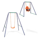 2 In 1 Single Swing And Toddler Swing Orange