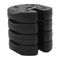 Gazebo Weight Plates 4 Pcs Black 220X30 Mm Concrete