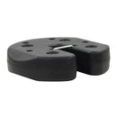 Gazebo Weight Plates 4 Pcs Black 220X30 Mm Concrete