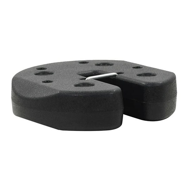 Gazebo Weight Plates 4 Pcs Black 220X30 Mm Concrete