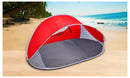 4 Person Pop Up Camping Tent Beach Shelter Hiking Sun Shades Shelter Fishing Red