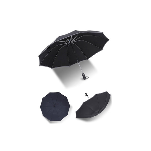 Inverted Umbrella With Reflective Stripe