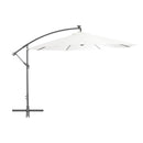 Cantilever Umbrella With Led Lights And Metal Pole 350 Cm