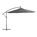 Cantilever Umbrella With Led Lights And Metal Pole 350 Cm