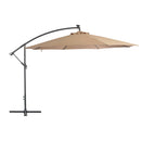 Cantilever Umbrella With Led Lights And Metal Pole 350 Cm