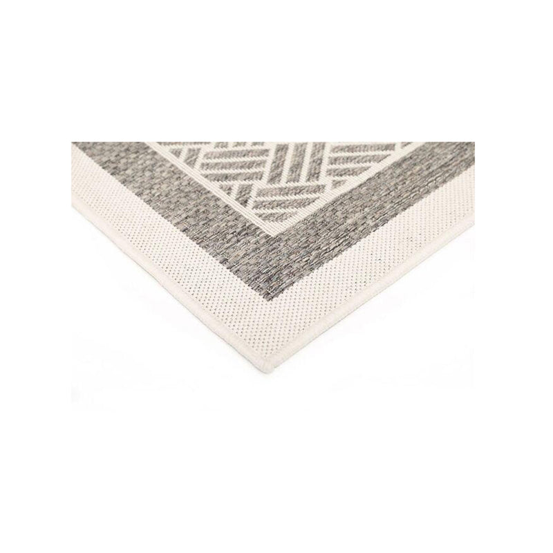 Sisalo Narrow Border Light Grey Rug