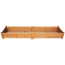 Garden Planter Acacia Wood 200 x 30 x 25 Cm