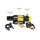 12V Electric Winch Synthetic Rope