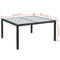 Garden Furniture Poly Rattan Set (13 Pcs) - Black