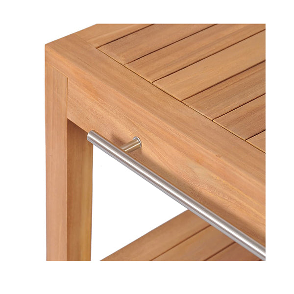 Bathroom Vanity Cabinet With 2 Baskets Solid Teak 74X45X75 Cm