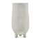 Decor Vase Cement White 30Cm