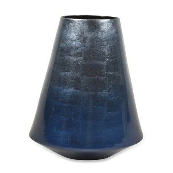 Tappered Vase Ceramic Blue Ombre 405Mm