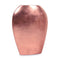 Tall Flat Vase Ceramic Pink Gloss 37Cm