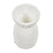 Decor Vase Cement White 25Cm