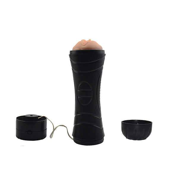 Vibrating Pocket Pussy Masturbation Cup Vagina Adult Sex Toys For Men