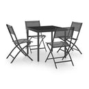 5 Piece Outdoor Dining Set Steel